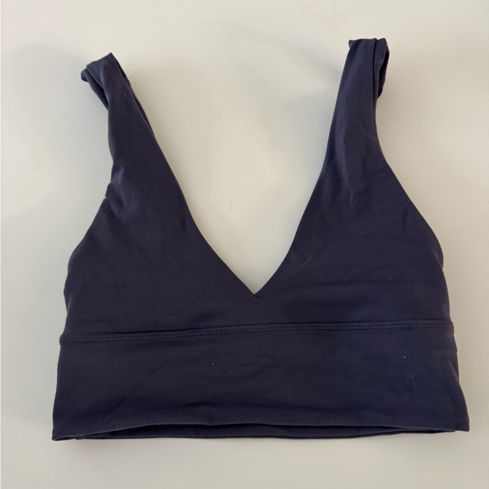 Lululemon Purple/Blue V-Neck Sports Bra